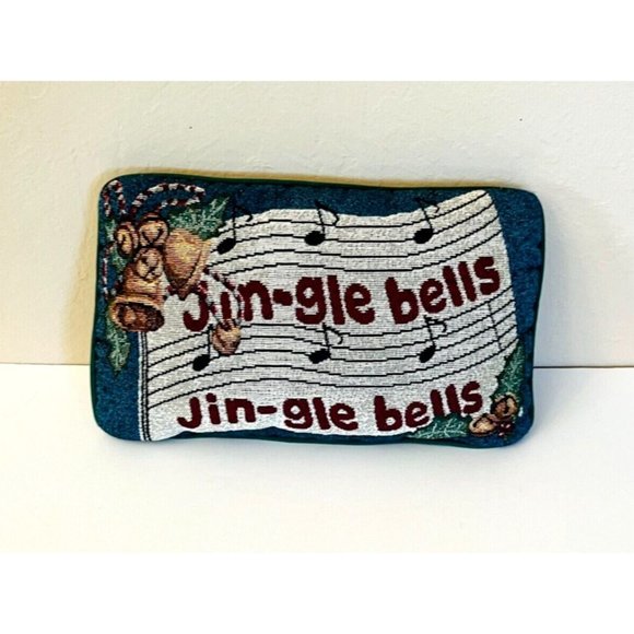 Jin-gle Bells Holiday Decoration Accent Pillow - Picture 1 of 7
